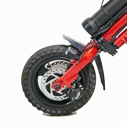 firefly wheelchair dual disc brakes and tire