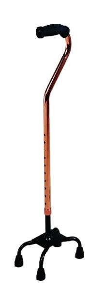 Karman Quad Cane With Small Base (also available: Silver Frame)