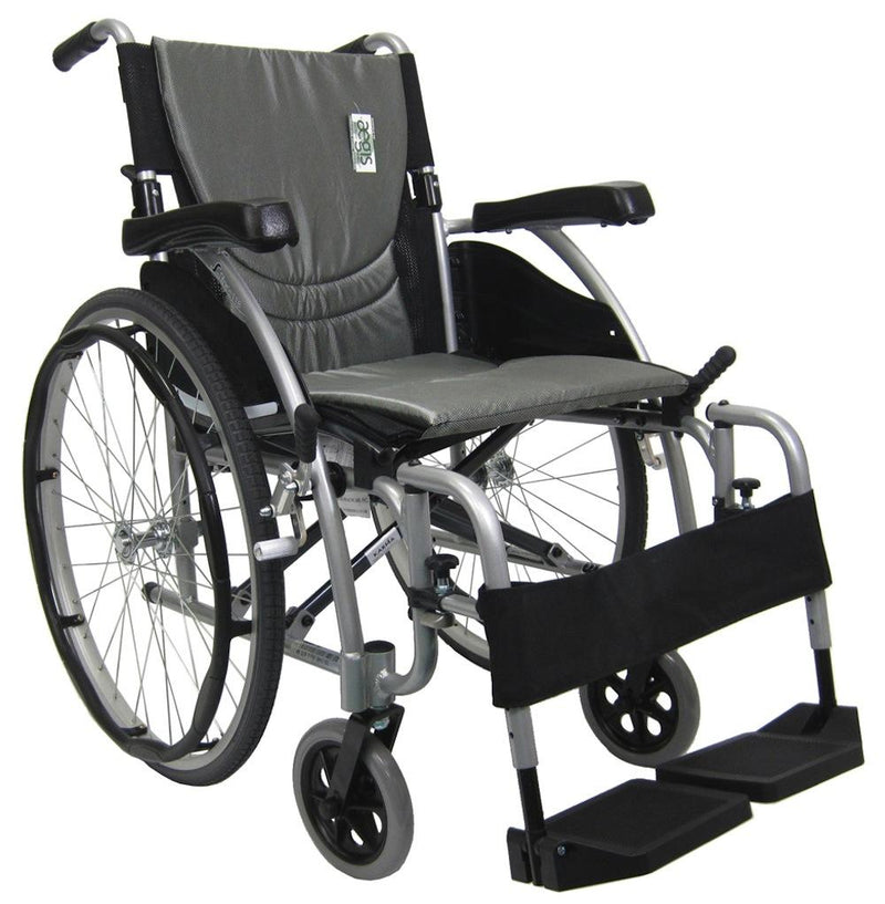 Ergonomic Wheelchairs - Karman S-Ergo 115 Ultra Lightweight Ergonomic Wheelchair With Swing Away Footrest
