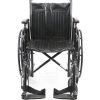 Karman KN-700T Height Adujustable Seat 39 lbs. Steel Wheelchair with Removable Armrest