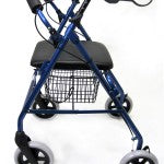 Karman R-4608 Lightweight Rollator with Large 8" inch Casters and Padded Seat