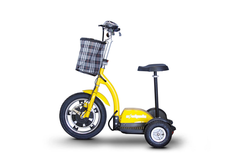 Stand And Ride Scooters - EWheels EW-18 STAND-N-RIDE Mobility Scooter 3-Wheel