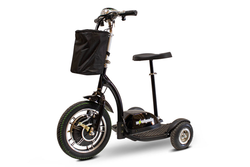 Stand And Ride Scooters - EWheels EW-18 STAND-N-RIDE Mobility Scooter 3-Wheel