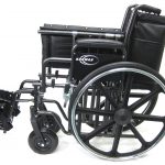 Karman KN-924-26- 28" seat Heavy Duty Wheelchair with Removable Armrest and Adjustable Seat Height