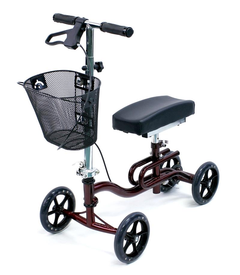 Daily Aids - Karman KW-100 Luxury Lightweight 4-Wheeled Knee Walker W/ Basket