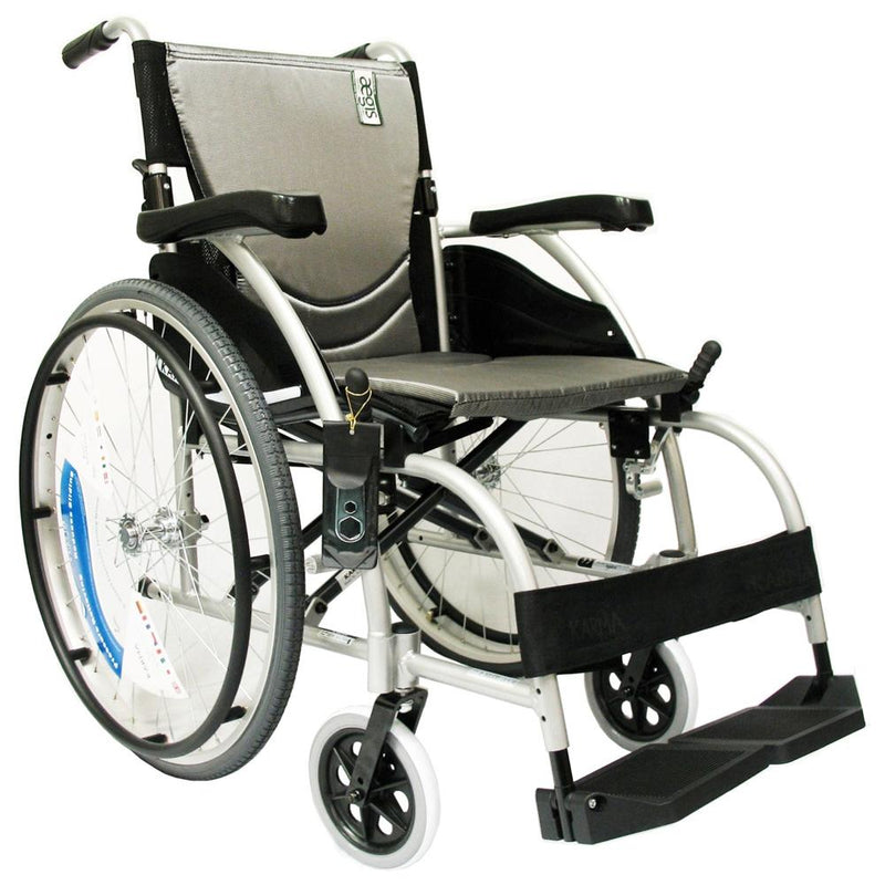 Ergonomic Wheelchairs - Karman S-Ergo 105 Ergonomic Wheelchair With Fixed Footrest