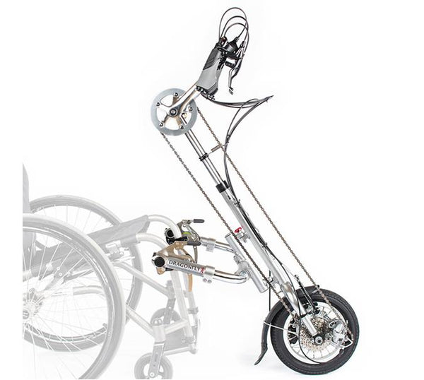 Handcycle - Rio Mobility Dragonfly Attachable Manual Handcycle