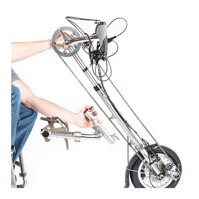 Handcycle - Rio Mobility Dragonfly Attachable Manual Handcycle
