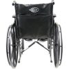 Karman KN-700T Height Adujustable Seat 39 lbs. Steel Wheelchair with Removable Armrest