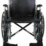 Karman KN-920 20" seat Heavy Duty Wheelchair with Removable Armrest and Adjustable Seat Height