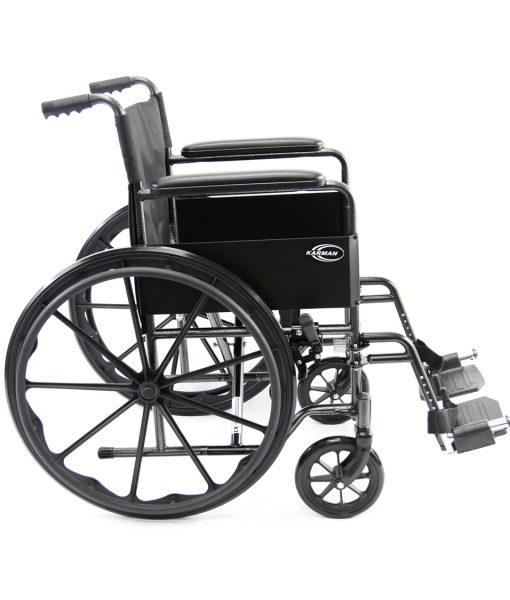 Standard Wheelchairs - Karman LT-800T 34 Lbs. Lightweight Steel Wheelchair With Fixed Armrest