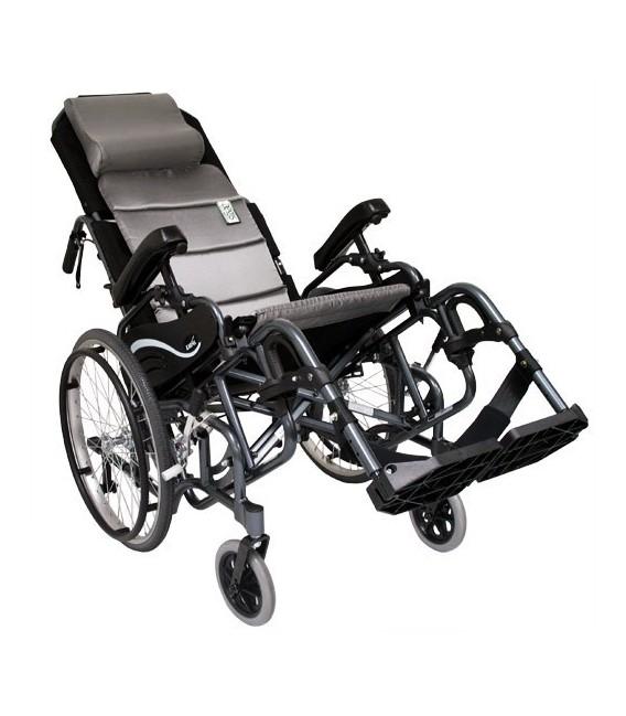 Tilt In Space Wheelchairs - Karman VIP515 Tilt In Space Lightweight Reclining Wheelchair With 20" Inch Rear Wheels