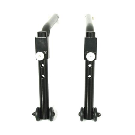 Wheelchair Accessories - Karman Anti Tipper Pair For KM8522 Flexx Series