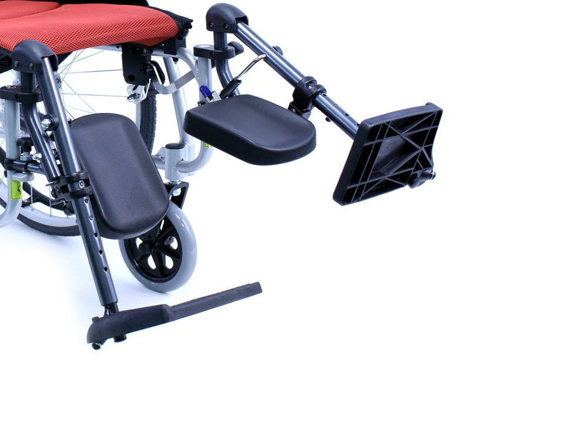 Wheelchair Accessories - Karman Elevating Legrest With Padded Calf Pad For S-115
